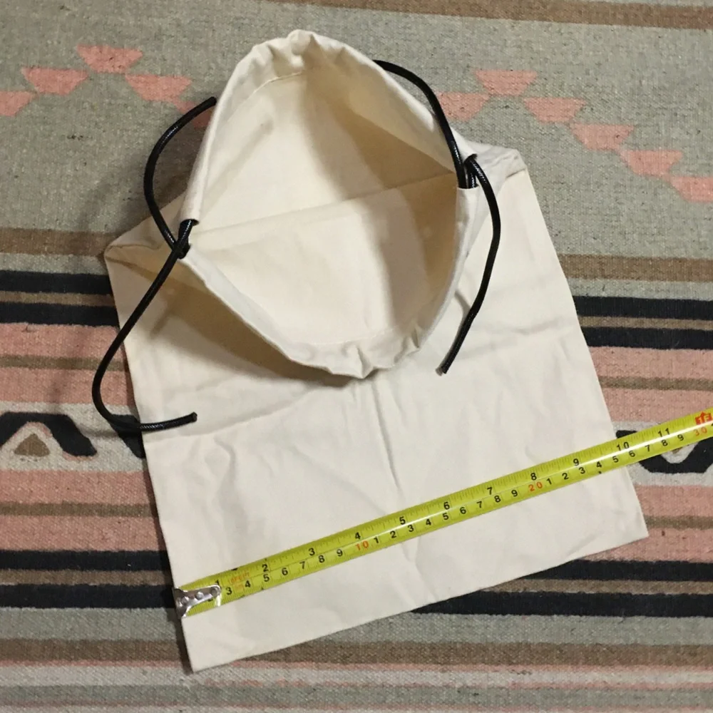 Ashya pink logo drawstring dustbag new